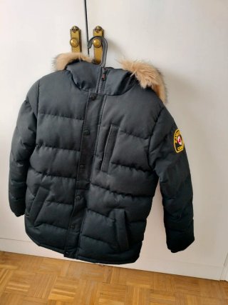 Chaqueta Zavetti Canada Negra niño XL