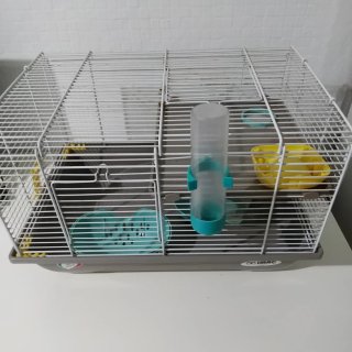 Jaula de hamster 2 plantas