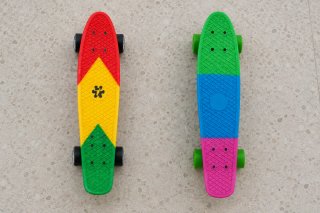 Set de 2 Patinetas Estilo Cruiser a estrenar