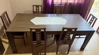 Mesa Comedor Extensible y 6 Sillas