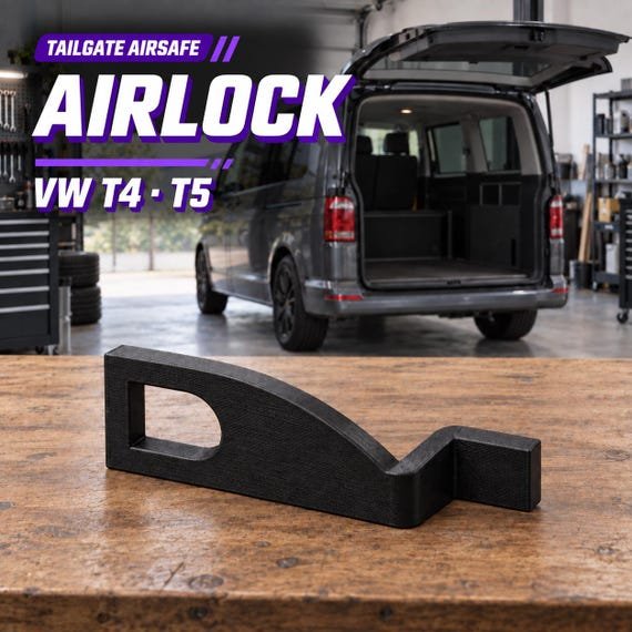 Separador Airsafe portón VW T5 ASA negro