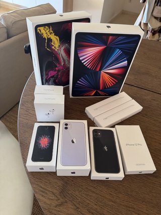 Lote de 9 Cajas Vacías Apple (iPhone, iPad, Airpod