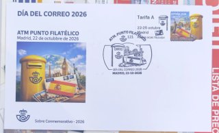 Sobre Conmemorativo Día del Correo 2026