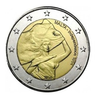 Moneta 2 euro Malta 2014 in vendita