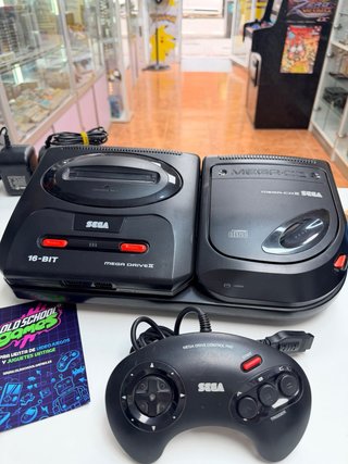 Pacchetto Sega Mega Drive 2 + Mega CD 2