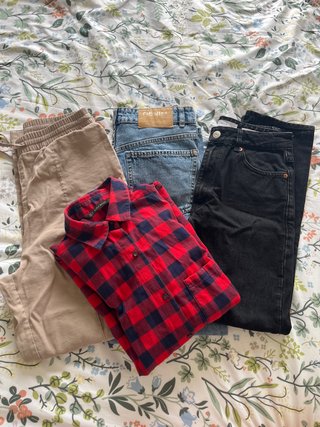 Pack 4 prendas (pantalones y camisa)