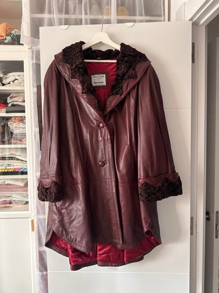 Abrigo de Piel Vintage Años 80