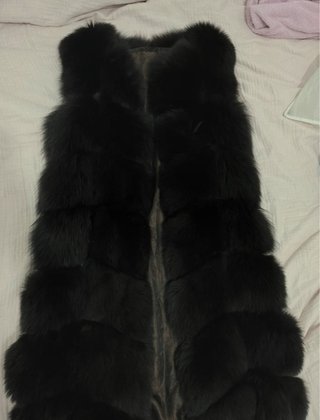 Chaleco de Pelo natural marron