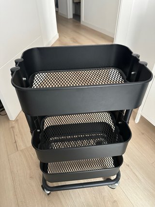 Carrito IKEA Negro