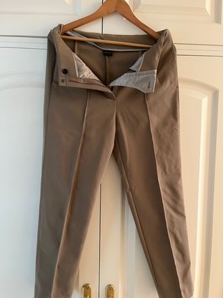 Pantalón de Vestir Massimo Dutti Beige Talla 42