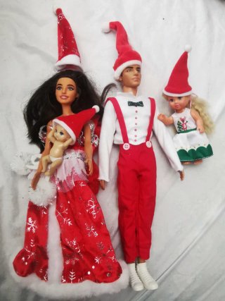 Barbie y ken Navidad