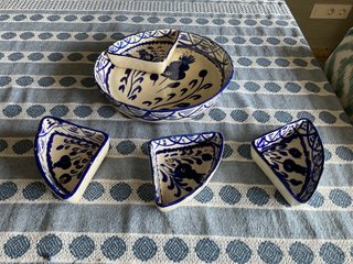 Entremesero de cerámica andaluza vintage