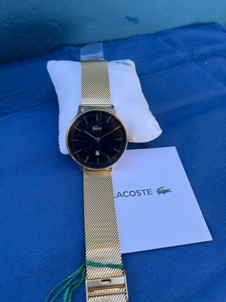 Reloj Lacoste Dorado y Negro