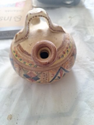 Botijo de cerámica artesanal