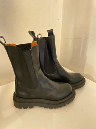Botines Chelsea Altos Negros