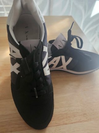 Zapatillas Armani A|X Negro y Blanco