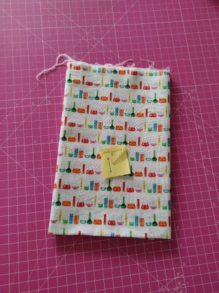 Retal de Tela de Algodón con Estampado