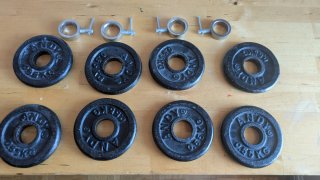 Set de 8 Discos de Pesas 0.5kg