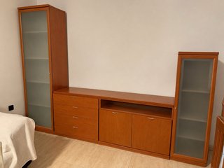 Mueble de salón modular de madera