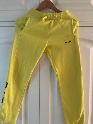 Pantalón Chándal Nike Air Amarillo Talla M