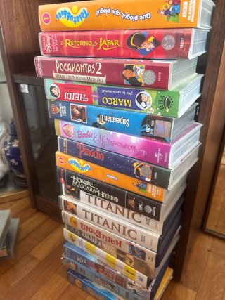 Lote de 15 Películas VHS Infantiles
