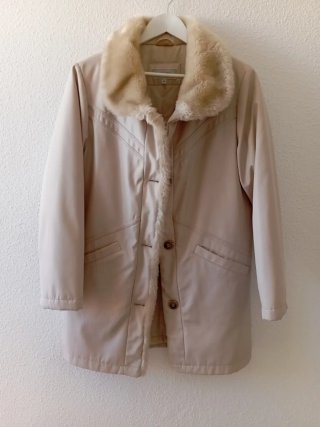 Chaquetón Zendra Beige Talla M