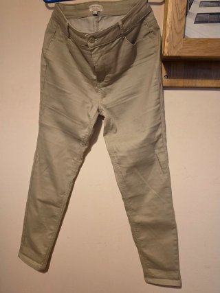 Pantalón Pitillo Cortefiel Beige
