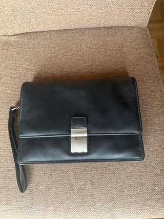 Bolso de mano Picard de piel negro