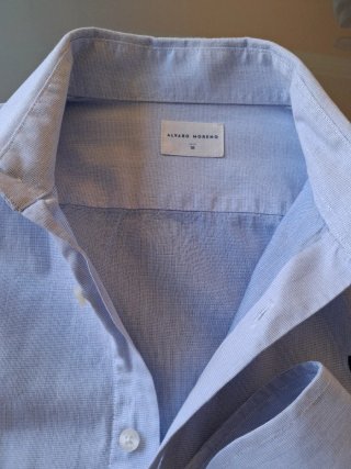 Camisa de vestir Álvaro Moreno azul