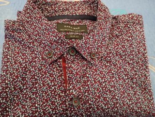 Camisa Zara Hombre Estampada Talla M