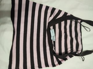 Top de tirantes Bershka a rayas