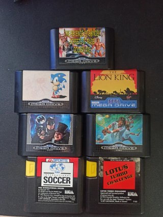 Lotto di 7 giochi Sega Mega Drive