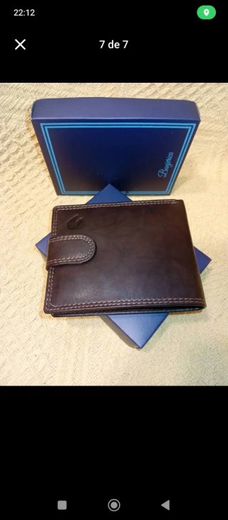 Cartera de Cuero genuine leather 316