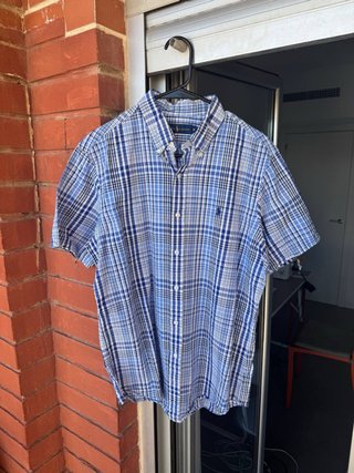 Camisa Polo Ralph Lauren Cuadros Azul