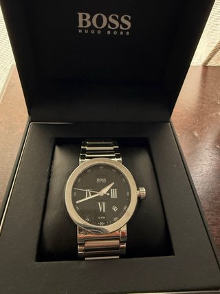 Reloj Hugo Boss Plateado y Negro