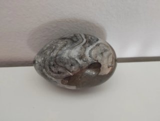 Huevo de Piedra Decorativo Ovalado