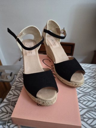Alpargatas Sandalia Gaimo Negras