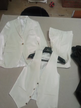 Traje de Hombre Blanco