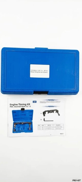 Kit de herramientas para el calado de distribución