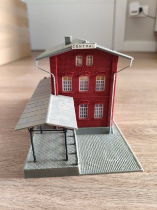 Maqueta de Estación de Tren Central.