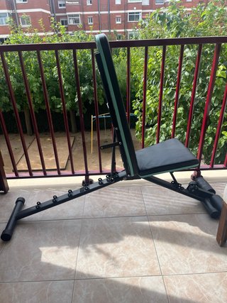 Banco Ejercicio Ajustable Gimnasio Gym Mancuerna