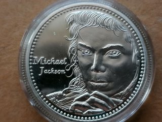 Moneda Conmemorativa Michael Jackson