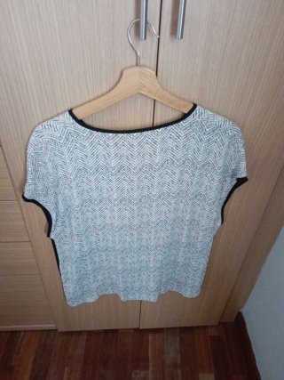 Camisa de manga corta estampada