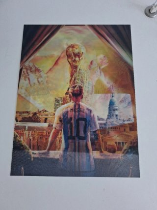 Poster 3D de Messi