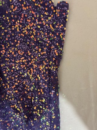 Vestido Morado con Lentejuelas