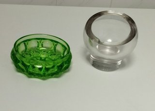 Set de 2 Ceniceros de Cristal