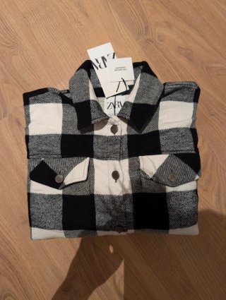 Sobrecamisa Harlem Zara Cuadros Talla M