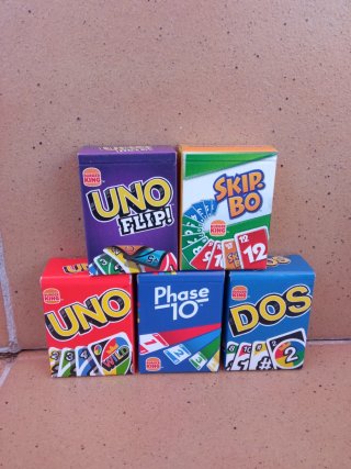 Set 5 Juegos de Cartas Mattel Burger King