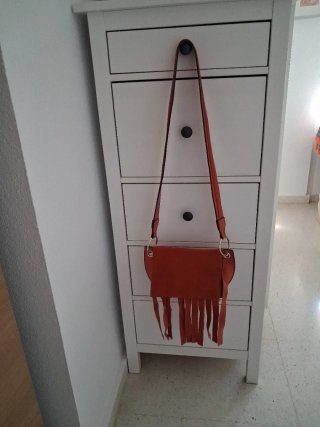 Bolso bandolera Parfois marrón anaranjado