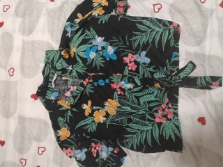 Camisa Hawaiana Estampada
